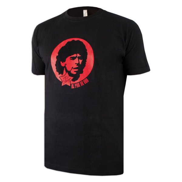 Afbeeldingen van Spielraum - Maradona El Pibe T-shirt - Zwart