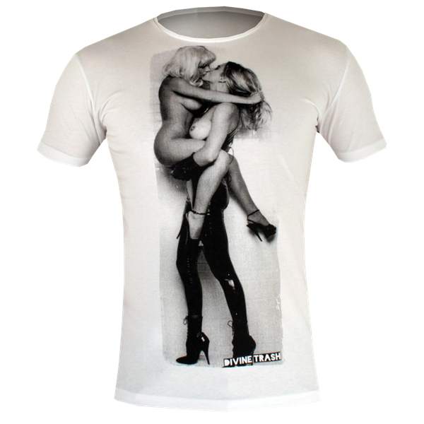 Afbeeldingen van TRASH - Girl Straddle T-Shirt - White