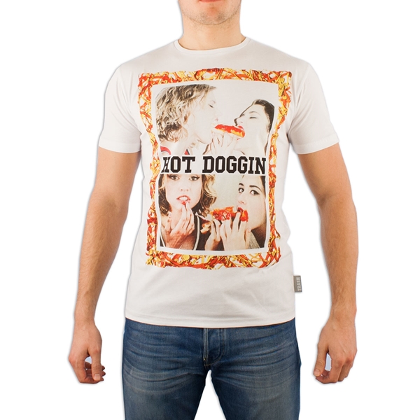 Bild von TRASH - Hot Doggin T-Shirt - White
