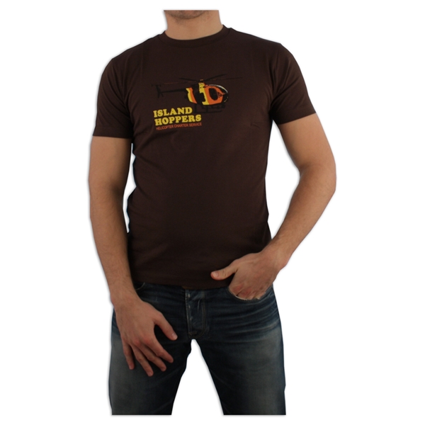 Afbeeldingen van BARETTA - Island Hoppers T-shirt - Brown