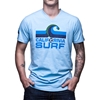 Afbeeldingen van COPA Football - California Surf Vintage T-shirt - Blue Melee