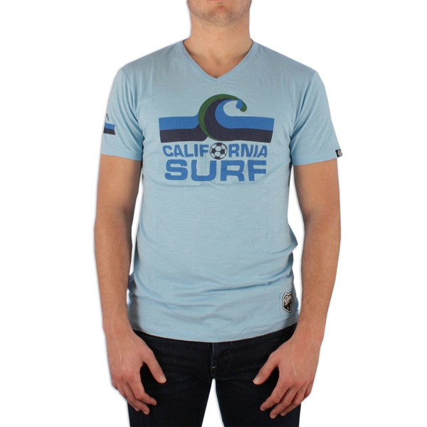 Bild von COPA Football - California Surf Vintage T-shirt - Blue Melee