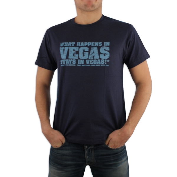 Afbeeldingen van Dressforward - What Happens in Vegas T-shirt - Navy