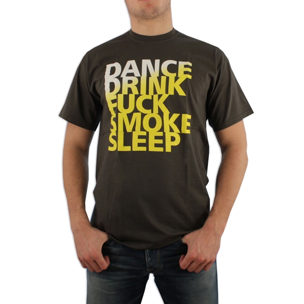 Bild von Dressforward - Dance, Drink T-shirt - Dark Brown