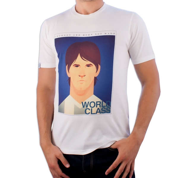 Bild von World Class Collective - Legende Messi T-Shirt - Weiss