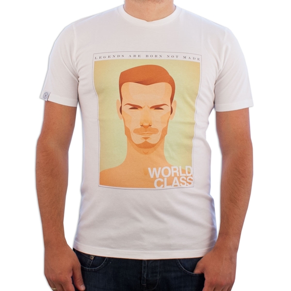Afbeeldingen van World Class Collective - Legende Beckham T-Shirt - Wit