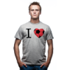 Image de Copa Football - T-shirt I Love Football - Gris
