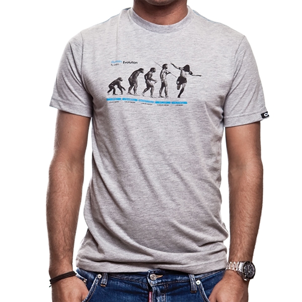 Afbeeldingen van COPA Football - Human Evolution T-shirt - Grijs