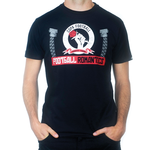 Afbeeldingen van COPA Football - Football Romantics T-Shirt - Zwart