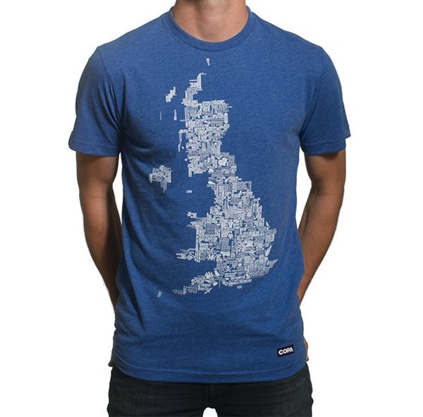 Bild von Copa Football - UK Grounds T-shirt - Blau