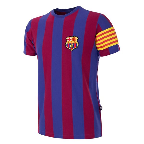Afbeeldingen van COPA Football - FC Barcelona Aanvoerder Retro T-Shirt - Blaugrana