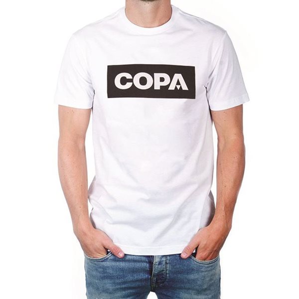 Afbeeldingen van COPA Football - Box Logo T-Shirt - Wit