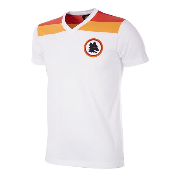 Bild von COPA Football - AS Roma 1980's T-Shirt - Weiss